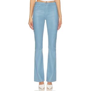 L'Agence 'Ruth' Blue Cotton High Rise Straight Hem Denim Jean Size 23